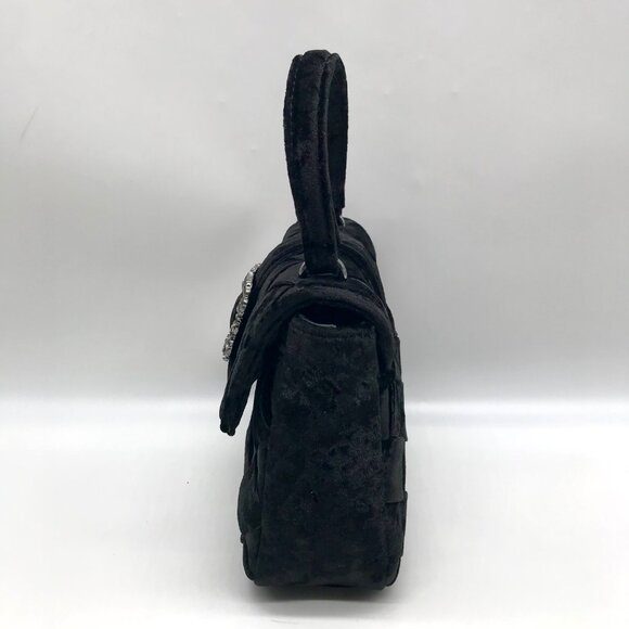 Sam Edelman Black Velvet Handbag - Picture 4 of 12